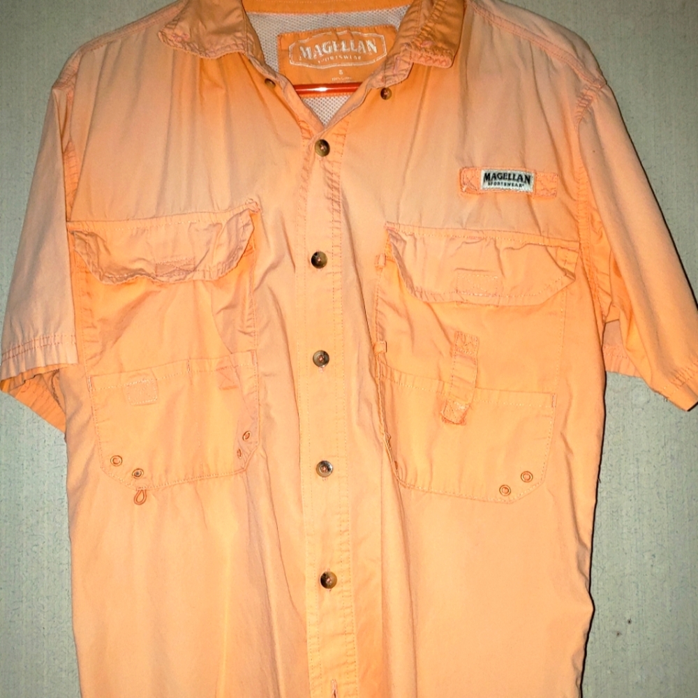Magellan Orange Short Sleeve Shirt